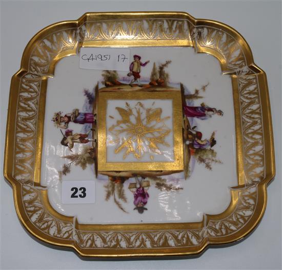 ContinentaL porcelain plate